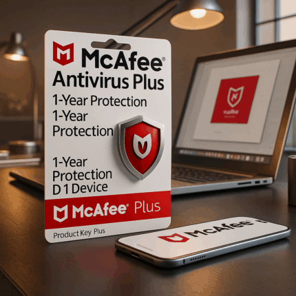 McAfee Antivirus Plus – 1 års beskyttelse til 1 enhed